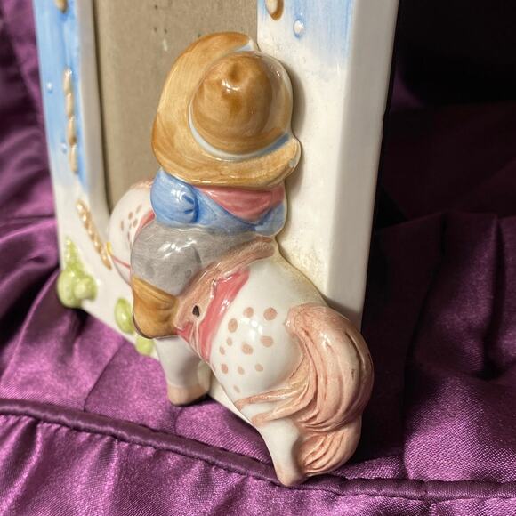 Cowboy Western Photo Frames Child 3D Cowboy Boot Lasso Horse Cactus Howdy - Picture 4 of 11